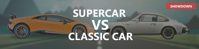 Supercar vs Classic Car